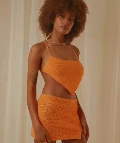 Peppermayo Exclusive Cancun Crochet Halter Top - Tangerine -Peppermayo cloth-shop a987b2f219024c70891c3819b44d8af3 scaled