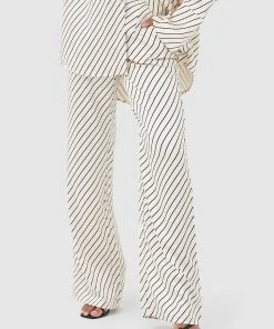 4TH & RECKLESS Norma Trousers - Diagonal Stripe -Peppermayo cloth-shop a9ac8e4ac3da4356b0d6620f0bc7b0dc
