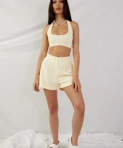 Peppermayo Exclusive Voyage Terry Halter Crop - Yellow 11 Peppermayo Exclusive Voyage Terry Halter Crop - Yellow -Peppermayo cloth-shop a9e097ea15a34f4abb0211861de29651