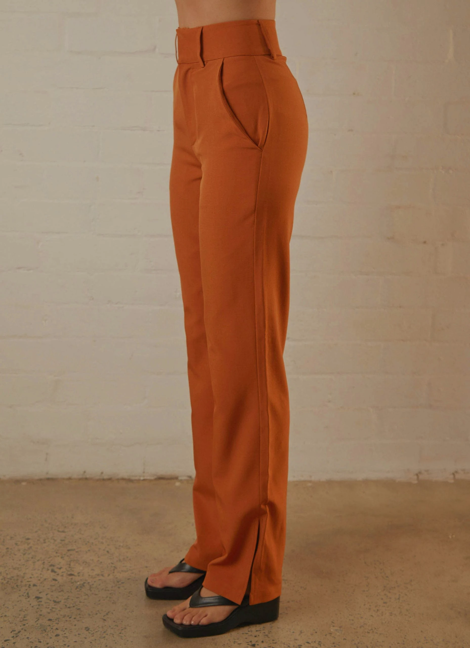 Peppermayo Exclusive Tess Suit Pants - Terracotta 4 Peppermayo Exclusive Tess Suit Pants - Terracotta - Image 4