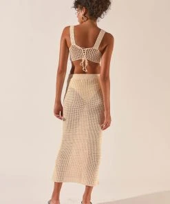 Peppermayo Exclusive Road Trips To The Coast Crochet Midi Skirt - Seashell -Peppermayo cloth-shop ac43d51aa26342f1b671cba7a5c3a0e0 scaled