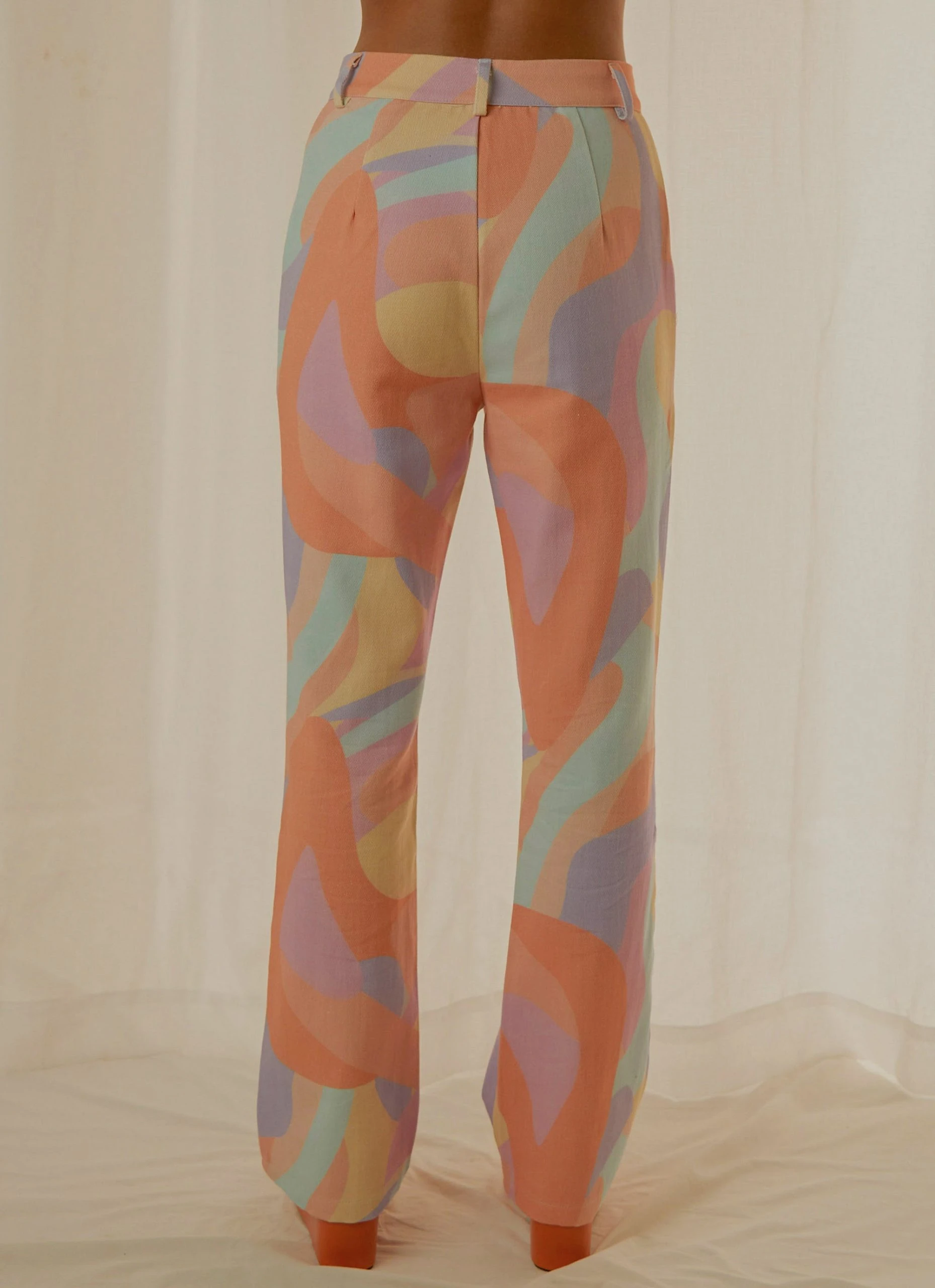 Peppermayo Exclusive Keep Your Heart Pants - Pastel Wave 5 Peppermayo Exclusive Keep Your Heart Pants - Pastel Wave - Image 5