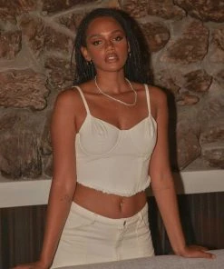 Riley Hubatka X Peppermayo Sundown Vibes Drill Bustier - Ivory -Peppermayo cloth-shop b05faa7d26e1440192d74ebba9bf16c6 scaled