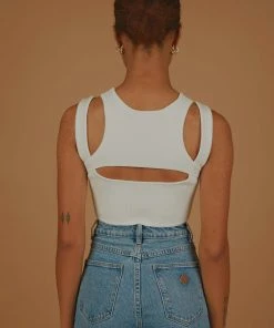 Peppermayo Exclusive Gigi Girl Knit Crop - White 11 Peppermayo Exclusive Gigi Girl Knit Crop - White -Peppermayo cloth-shop b19bdfe636744837ac5b9ace81114193 scaled