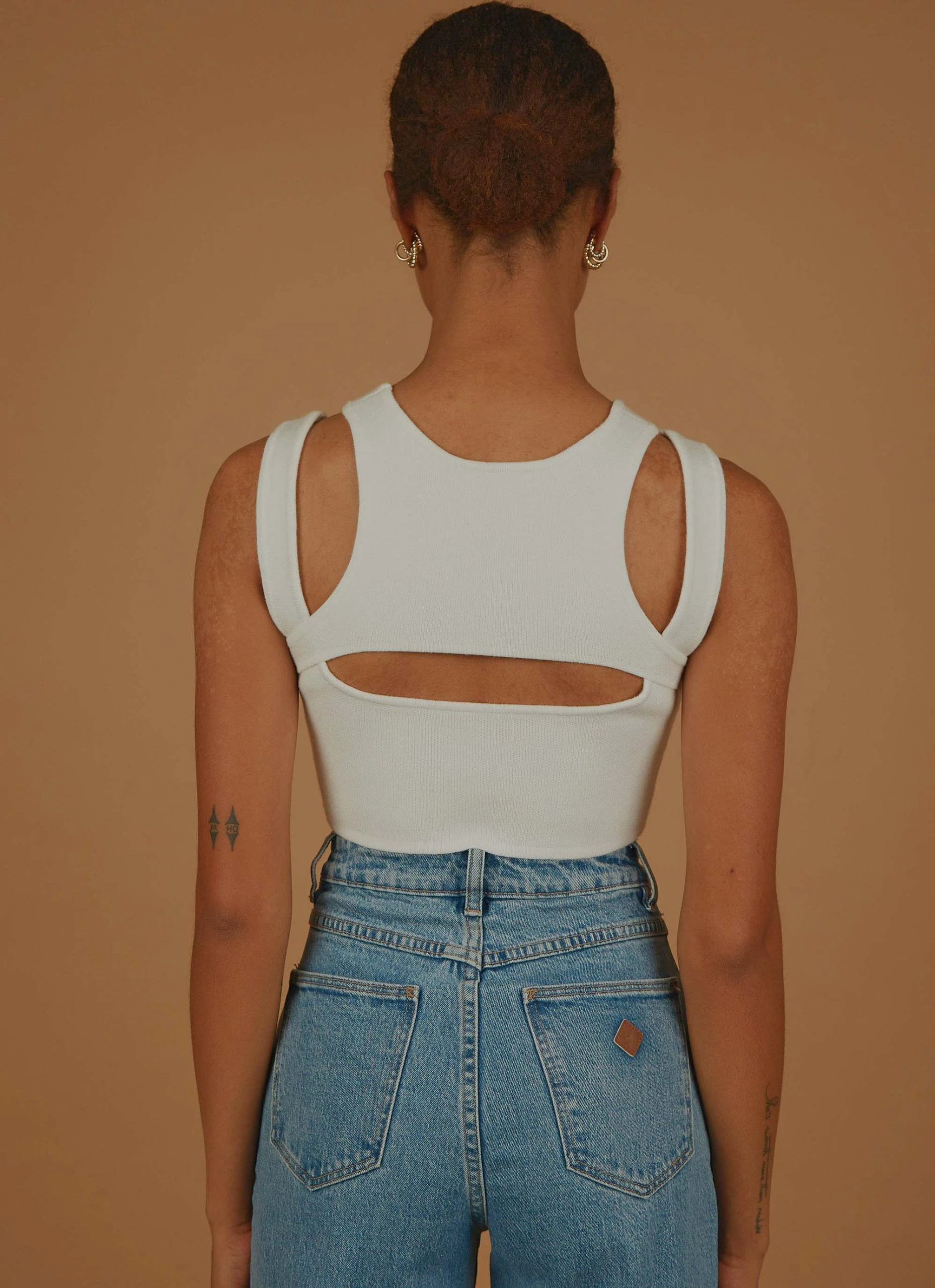 Peppermayo Exclusive Gigi Girl Knit Crop - White 6 Peppermayo Exclusive Gigi Girl Knit Crop - White - Image 6