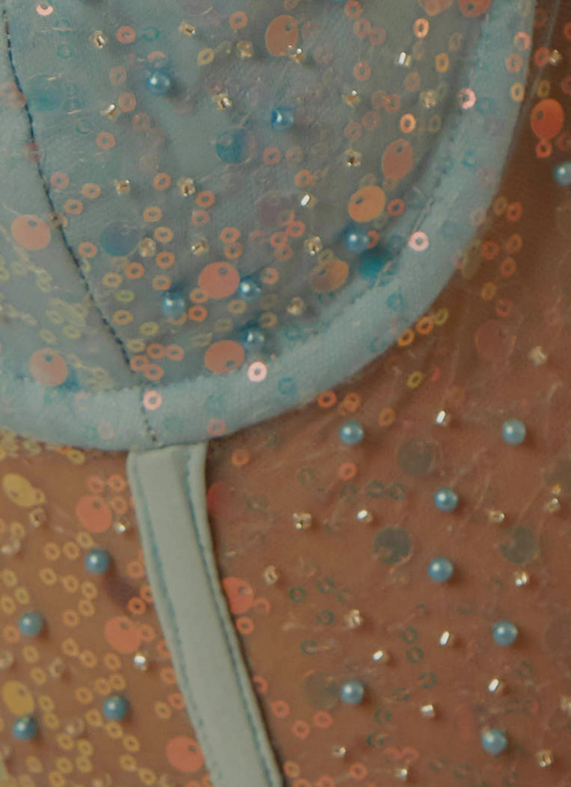 Peppermayo Exclusive An Illusion Crop Top - Sky Blue 5 Peppermayo Exclusive An Illusion Crop Top - Sky Blue - Image 5