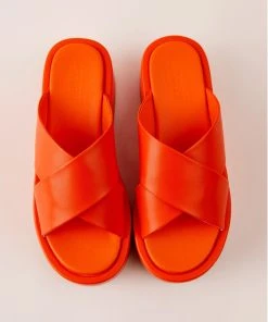 Cult Avenue No One But You Sandal - Orange -Peppermayo cloth-shop b3c920a9e48d4e0bab14f0454af33513