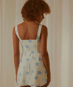 Peppermayo Exclusive Springtime Picnics Bustier - Blue Vista Floral -Peppermayo cloth-shop b3cdb15ca47b403dbdc4155a9d7162ad scaled