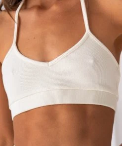 Peppermayo Exclusive Femme Organic Cotton Rib Crop Top - Ivory -Peppermayo cloth-shop b713006a991c4ee2b4dc33618b3b7aef
