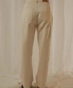 Afends Shelby Hemp Twill High Waist Leg Pant - Natural 9 Afends Shelby Hemp Twill High Waist Leg Pant - Natural -Peppermayo cloth-shop b7c38ae6a2a14daf9cdad67aaa3ea87b scaled