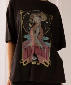 Wrangler Cosmic Grace Tee - Worn Black -Peppermayo cloth-shop b8ca6a1a05384214beba8c29d548a878