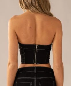 Peppermayo Exclusive Nailed It Tube Top - Pitch 10 Peppermayo Exclusive Nailed It Tube Top - Pitch -Peppermayo cloth-shop bad96a79f04f4ed9b8a4e4e07f15194c