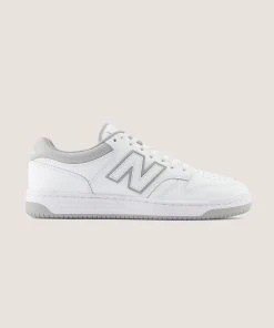 New Balance 480 Sneaker - White Grey