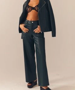 Peppermayo Exclusive In My Natural Element PU Pants - Dark Forest -Peppermayo cloth-shop bc1d3e1d86114b19be06a2d98c12366c scaled