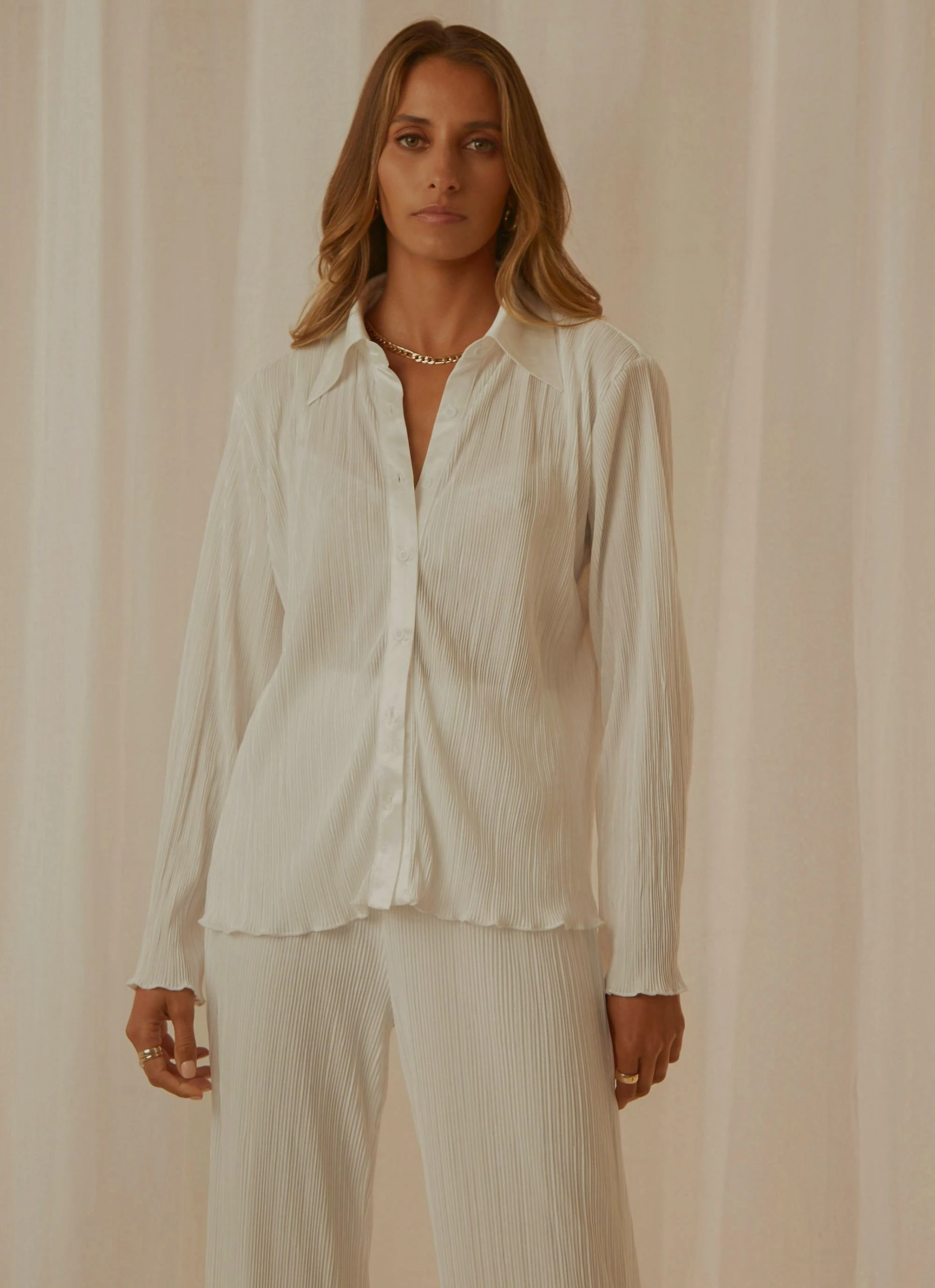 Peppermayo Exclusive Change Of Pace Shirt - Ivory 3 Peppermayo Exclusive Change Of Pace Shirt - Ivory - Image 3