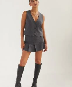 Silk X Peppermayo Cartwright Vest Top - Gunmetal Grey 11 Silk X Peppermayo Cartwright Vest Top - Gunmetal Grey -Peppermayo cloth-shop bd50bc4e122c46c28a158fdf3680dbc7 scaled