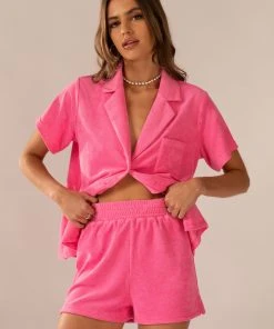 Peppermayo Exclusive The Deep End Terry Shirt - Perry Pink 8 Peppermayo Exclusive The Deep End Terry Shirt - Perry Pink -Peppermayo cloth-shop bea2e89243234198bbb62943875adf33