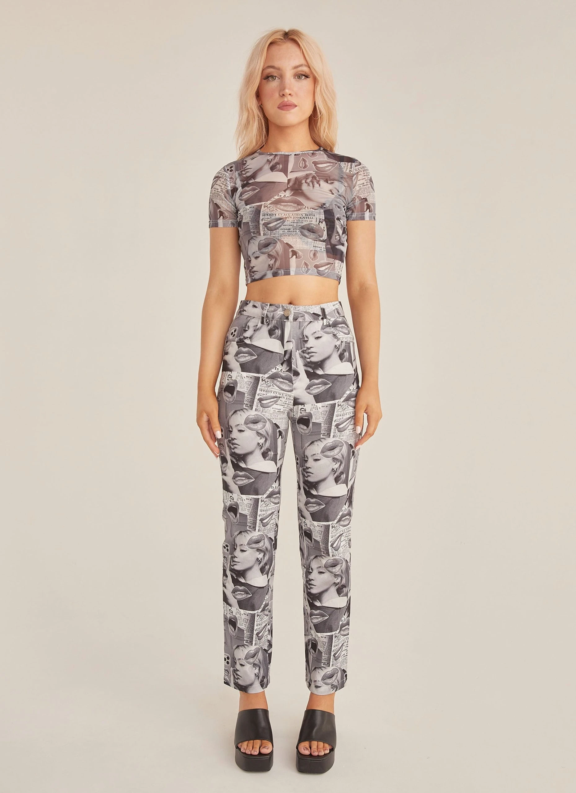 Riley Hubatka X Peppermayo Legacy Pants - Riley Collage 5 Riley Hubatka X Peppermayo Legacy Pants - Riley Collage - Image 5