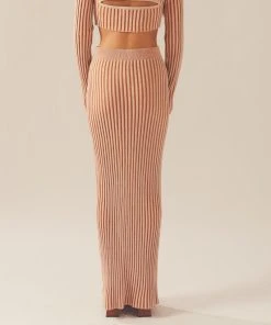 Peppermayo Exclusive Gwen Two-Tone Knit Skirt - Terracotta -Peppermayo cloth-shop c2ef2472f2194a0180f7d9ac5237d30b