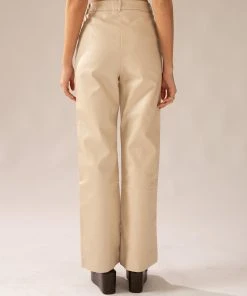 Peppermayo Exclusive Bad To The Bone PU Pants - Stone 11 Peppermayo Exclusive Bad To The Bone PU Pants - Stone -Peppermayo cloth-shop c3759c9651a147fb89ac605ffdde603b