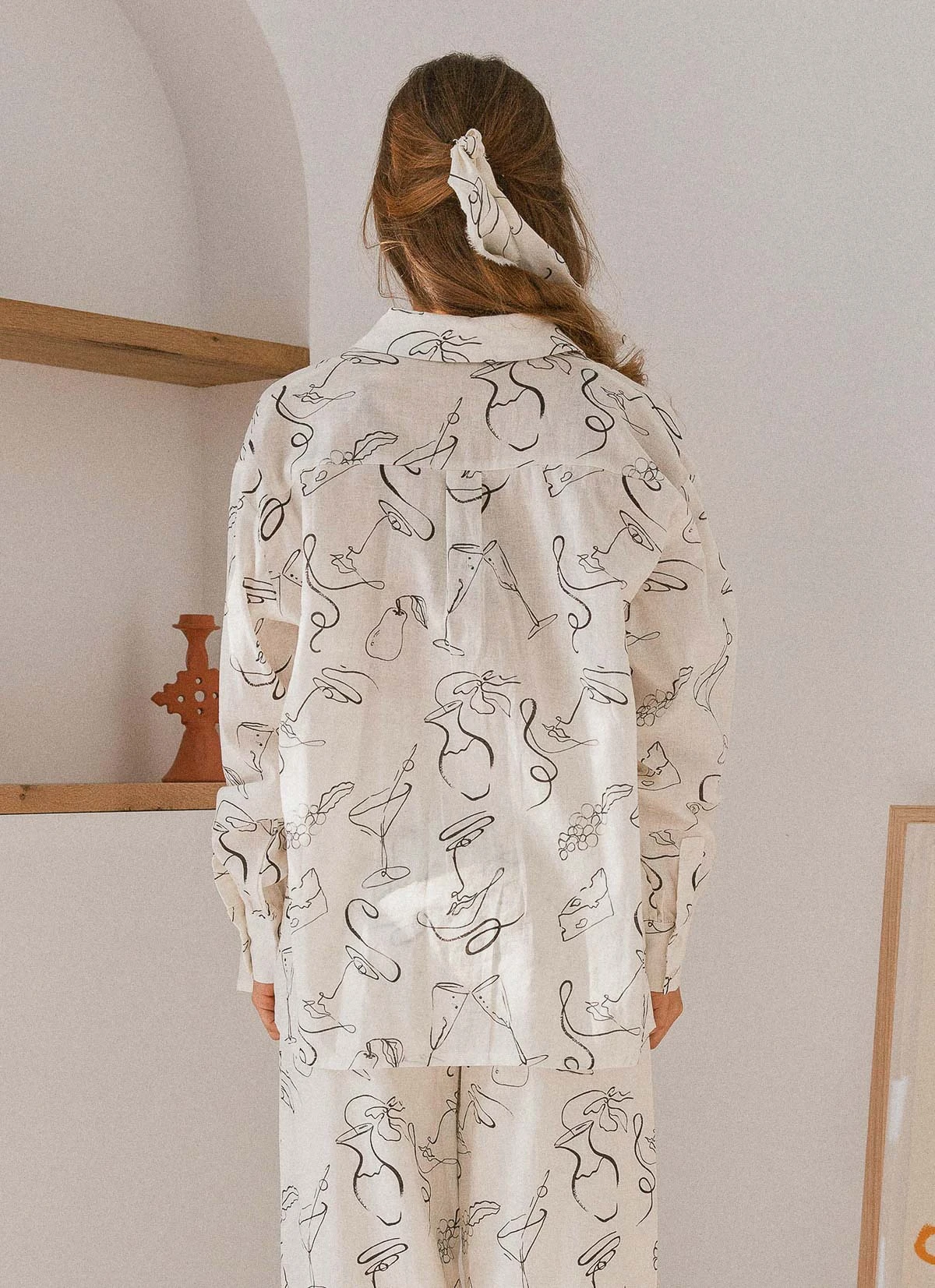 Peppermayo X Rikki Day Ciao Linen Long Sleeve Shirt - Apertivo 5 Peppermayo X Rikki Day Ciao Linen Long Sleeve Shirt - Apertivo - Image 5