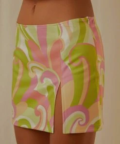 Peppermayo Exclusive Euphoria Low Rise Mini Skirt - Retro Swirl -Peppermayo cloth-shop c5c7de8f7ad7476d8e746c2bbe490c8c scaled