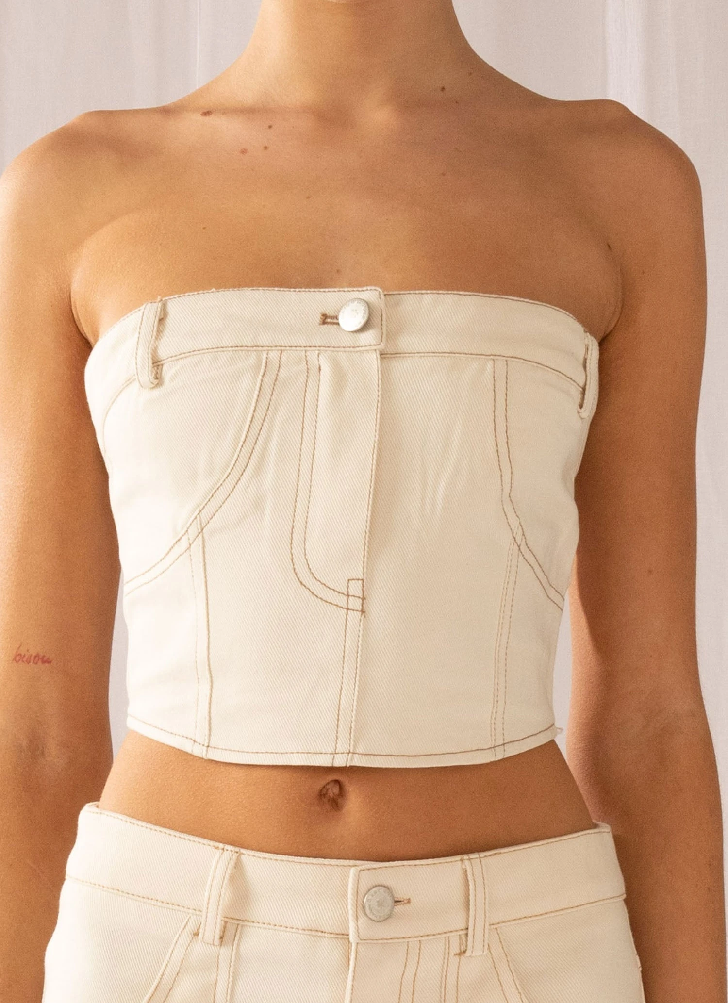 Peppermayo Exclusive Nailed It Tube Top - Mineral 6 Peppermayo Exclusive Nailed It Tube Top - Mineral - Image 6