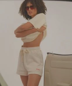 Vacancy Supply Weekend Drive Lounge Short - Off White