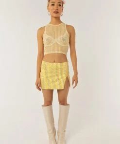 Peppermayo Exclusive Patience Mesh Crop - Meadow Logo -Peppermayo cloth-shop c6e385c1aed24da1a5aa067de3d7eea1