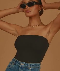 Peppermayo Exclusive Uptown Tube Top - Black