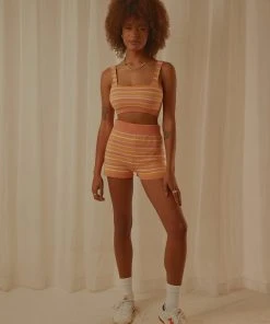 Peppermayo Exclusive Love Train Knit Crop - Peach Multi Stripe -Peppermayo cloth-shop c8fe328830bd48ab93cf53aac0a4b4db scaled