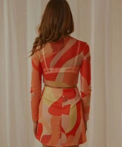 Peppermayo Exclusive Everglow Sheer Top - Flaming -Peppermayo cloth-shop c95e23f693fa48968b8d41247b344cd0 scaled