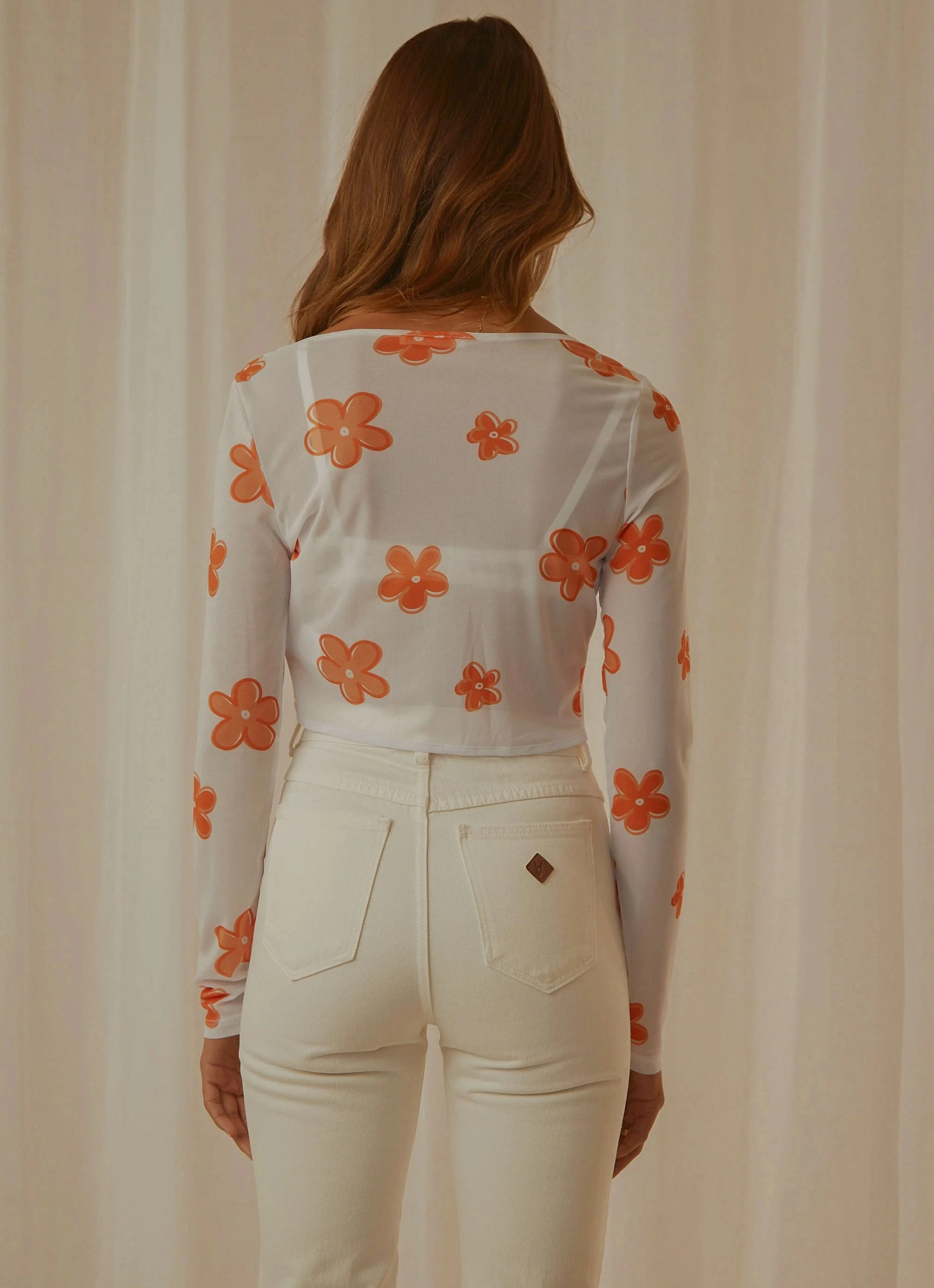 Peppermayo Exclusive Malibu Lovers Tie Top - Mango Blossom 5 Peppermayo Exclusive Malibu Lovers Tie Top - Mango Blossom - Image 5