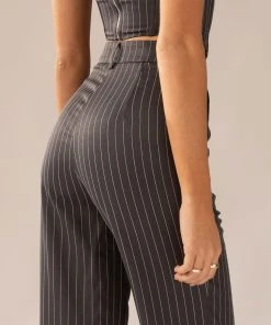 Peppermayo Exclusive Mia Suit Pants - Charcoal -Peppermayo cloth-shop ca6019970c734958854300710904ae6a
