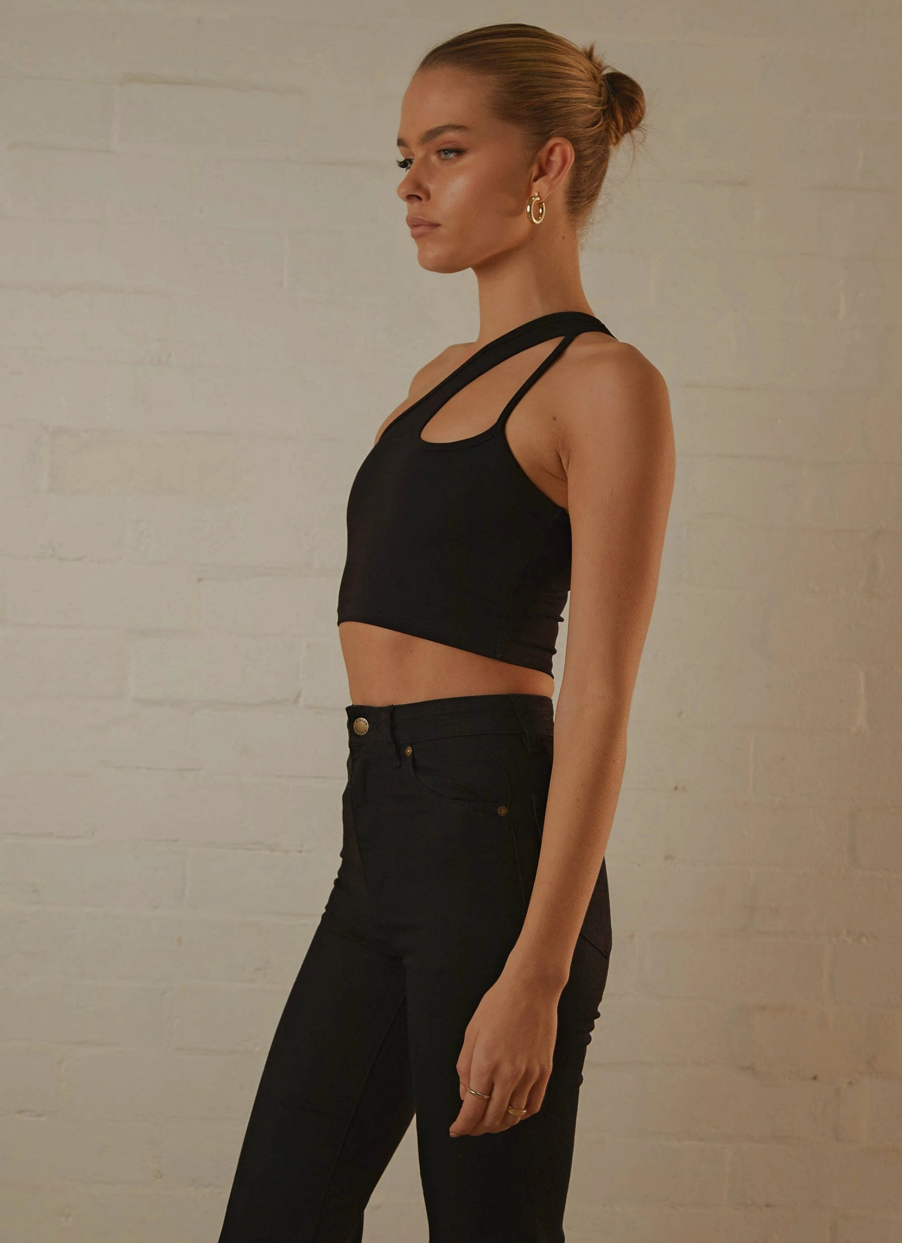 Peppermayo Exclusive Cedar Crop Top - Black 4 Peppermayo Exclusive Cedar Crop Top - Black - Image 4