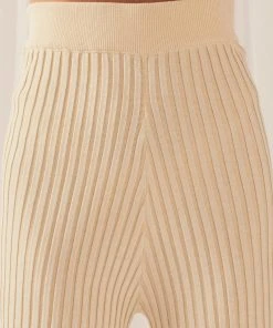 Peppermayo Exclusive Snowfall Rib Knit Pants - Oatmeal -Peppermayo cloth-shop cb49e80bb6634935abca5d66f153c6f1