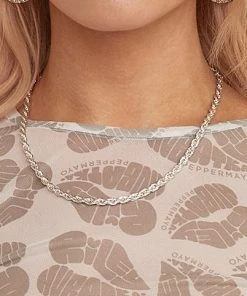 Riley Hubatka X Peppermayo Midnight Kisses Mesh Crop - Greyscale -Peppermayo cloth-shop ccd1dfb62a70430d87c6b66ecd0849b3