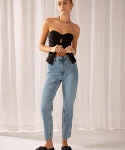 Lee High Moms Jean - Creation Blue