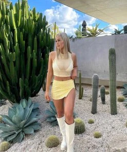 Peppermayo Exclusive Higher Power Mini Skirt - Meadow Logo