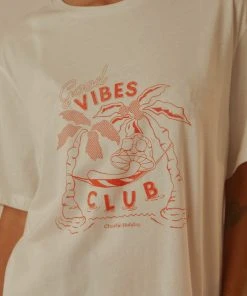 Charlie Holiday Good Vibes Club Boyfriend Tee - White 11 Charlie Holiday Good Vibes Club Boyfriend Tee - White -Peppermayo cloth-shop d012bebf2b7d47b79a94fc84d920c20f scaled
