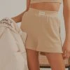 Vacancy Supply After Sun Waffle Short - Beige