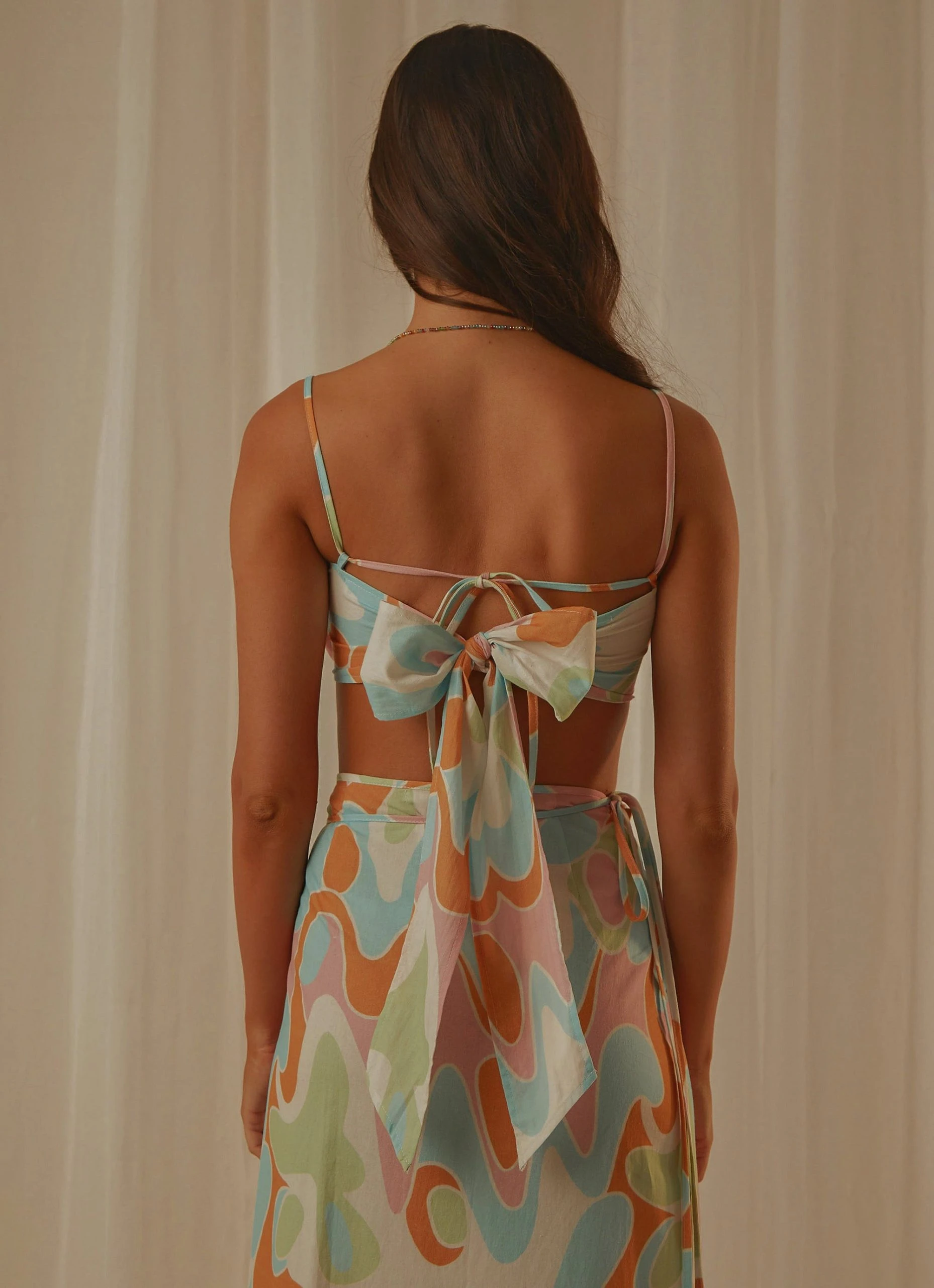 Peppermayo Exclusive South Pacific Crop Top - Pastel Swirl 6 Peppermayo Exclusive South Pacific Crop Top - Pastel Swirl - Image 6