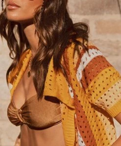 Peppermayo Exclusive Life And Soul Crochet Shirt - Golden Hour Stripe -Peppermayo cloth-shop d1cb4a4e0a224a6c90241890aedff802 scaled