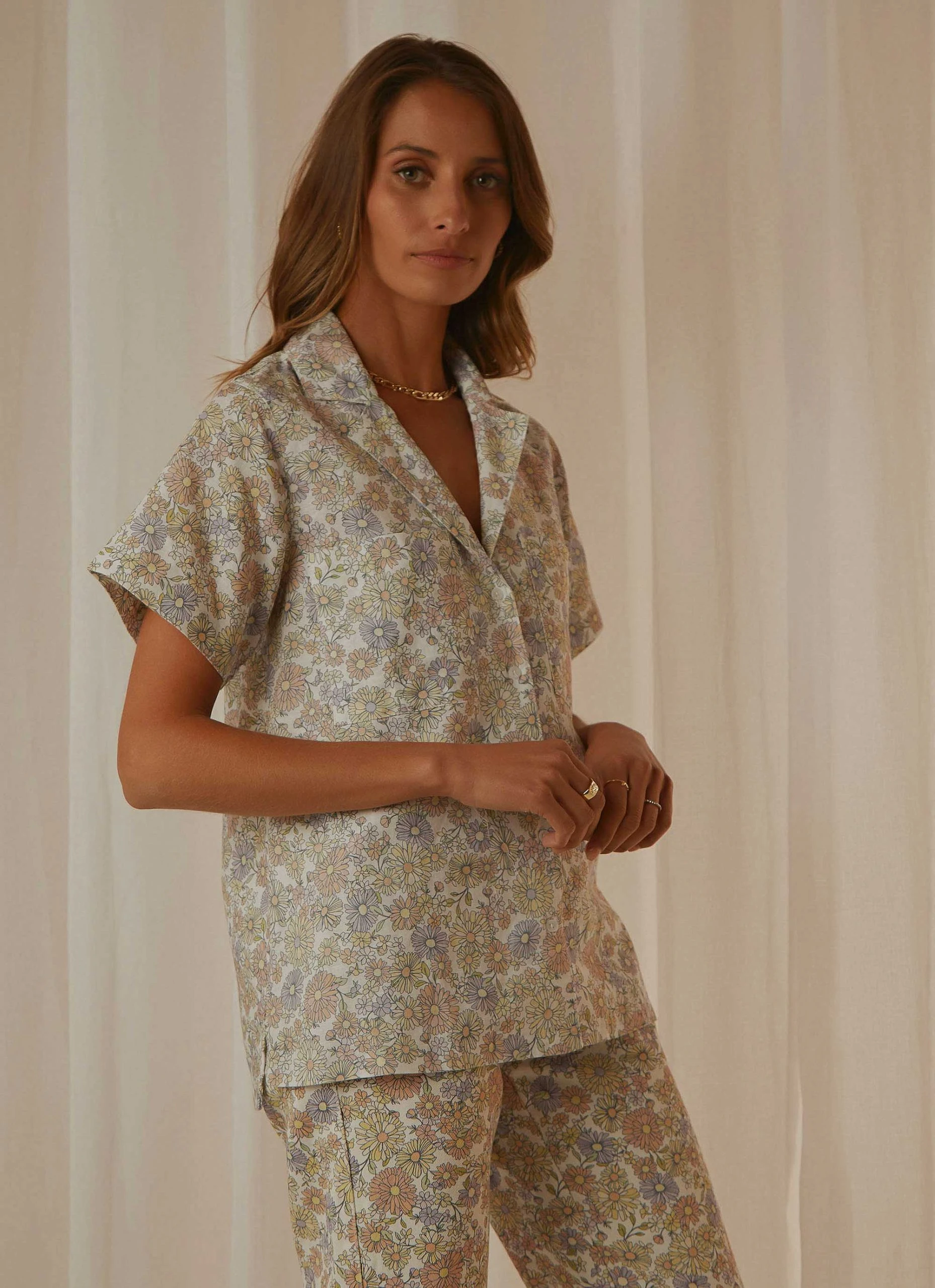 Cools Club Safari Shirt - Flower Power 4 Cools Club Safari Shirt - Flower Power - Image 4