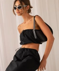 Peppermayo Exclusive Home Skillet Drawstring Top - Black -Peppermayo cloth-shop d233b24c17fa417cb6cddc288feca7e8