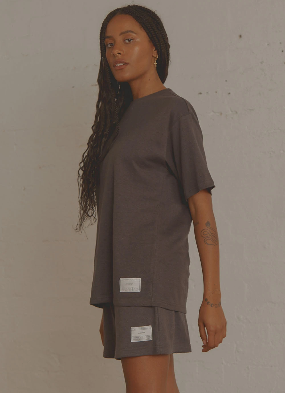 Vacancy Supply The Essential Tee - Faded Black 4 Vacancy Supply The Essential Tee - Faded Black - Image 4