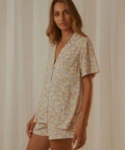 Cools Club Safari Shirt - Peach Floral -Peppermayo cloth-shop d3878f61bd4b44a1a9111835852fce92 scaled