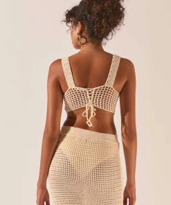 Peppermayo Exclusive Dreaming Of The Coast Crochet Corset - Seashell -Peppermayo cloth-shop d38df35e7a83405aa2863565b6f159c4 scaled