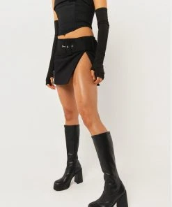 Peppermayo Exclusive Cosmos Mini Skirt - Black -Peppermayo cloth-shop d3cda1fd6a9a4cb48486a58ea19aaab8