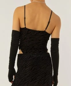 Peppermayo Exclusive Put Me First Bodysuit - Burnout Black -Peppermayo cloth-shop d45587174ff54fbab3cc22d90c32a5c9